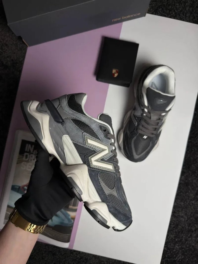 Жіночі кросівки нью беланс New Balance 9060 Grey White [36-41] — фото 3