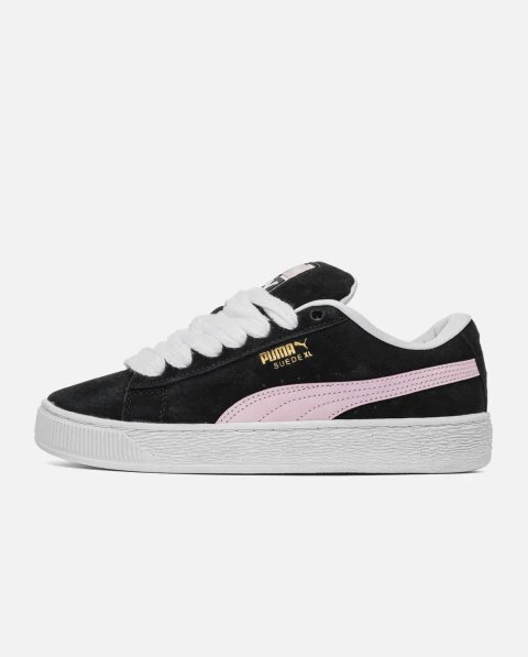 Жіночі кросівки Puma Suede XL "Black/Pink" Розміри 36-41