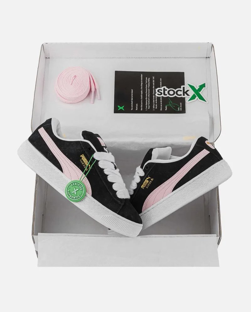 Жіночі кросівки Puma Suede XL "Black/Pink" Розміри 36-41 — фото 2