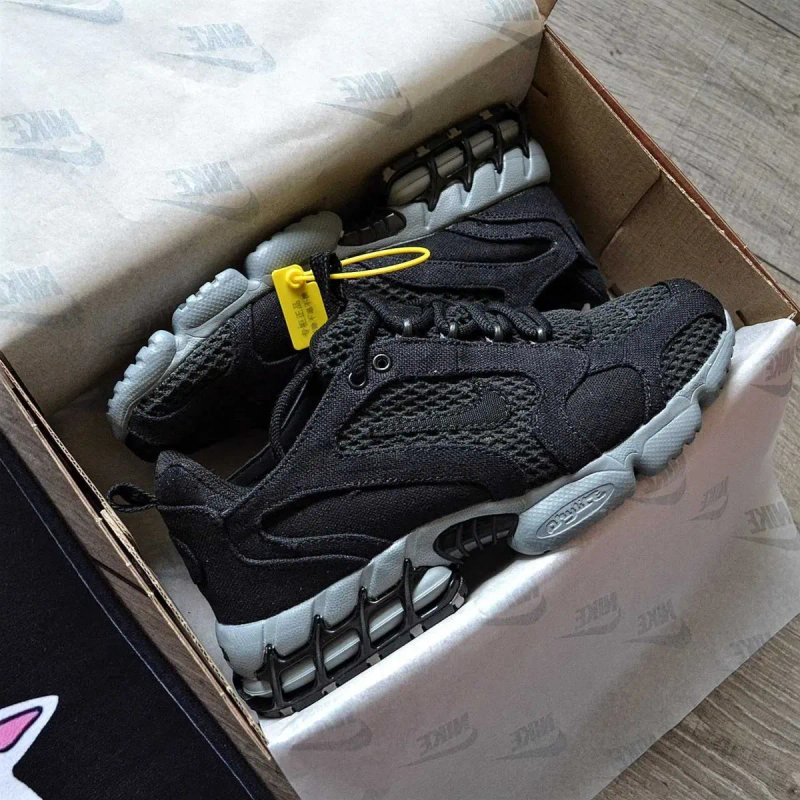 Жіночі кросівки Stussy X Nike Air Zoom Spiridon Cage 2 "Black&Grey" Розміри 36-40 — фото 8