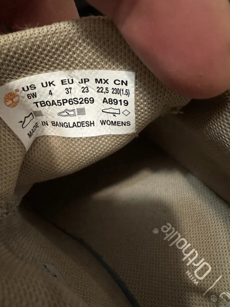 Жіночі кросівки Timberland Greyfield Fabric Oxford 38(23,5см) оригінал — фото 8
