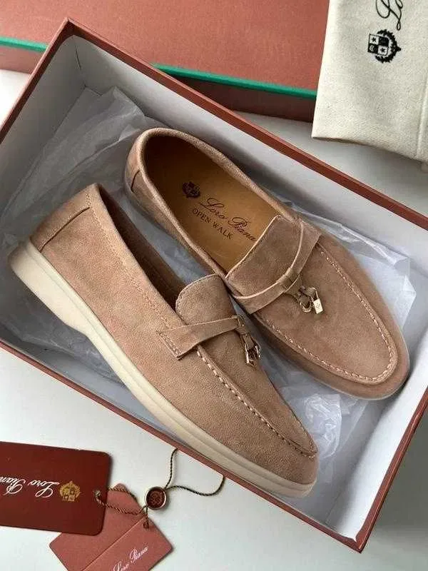 Жіночі лофери Loro Piana /Люкс Якість лоро піана пиана Натуральна замша Женские Лоферы Макасины Лоро Пиано — фото 8