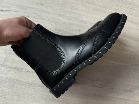 Жіночі шкіряні черевики ботинки dolce gabbana italy ОРИГИНАЛ 39 розмір