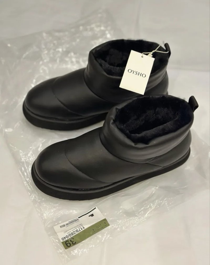 Жіночі шкіряні угги ugg дутики Oysho оригінал — фото 2