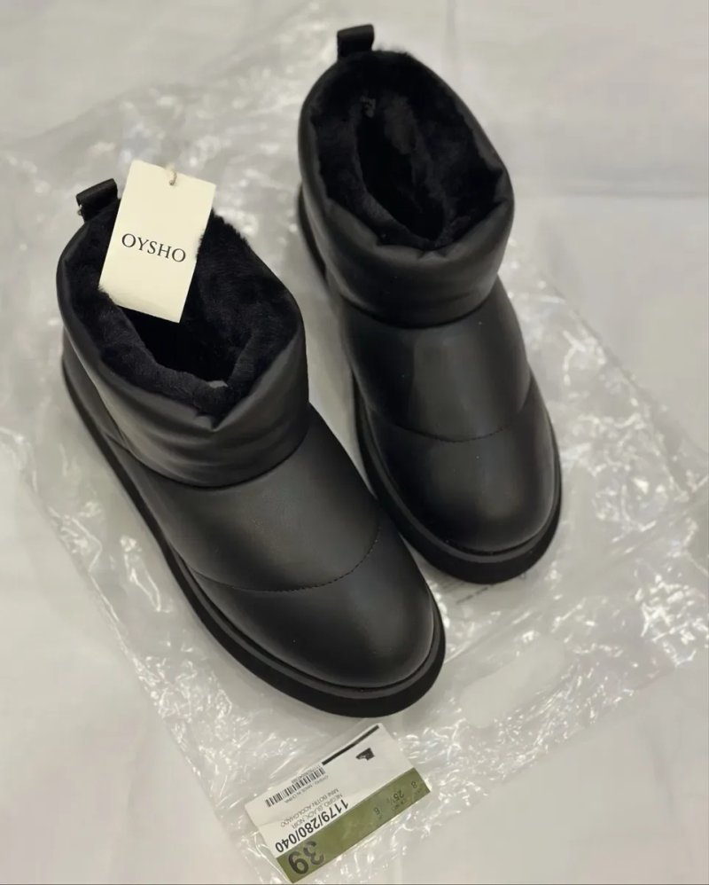 Жіночі шкіряні угги ugg дутики Oysho оригінал — фото 5