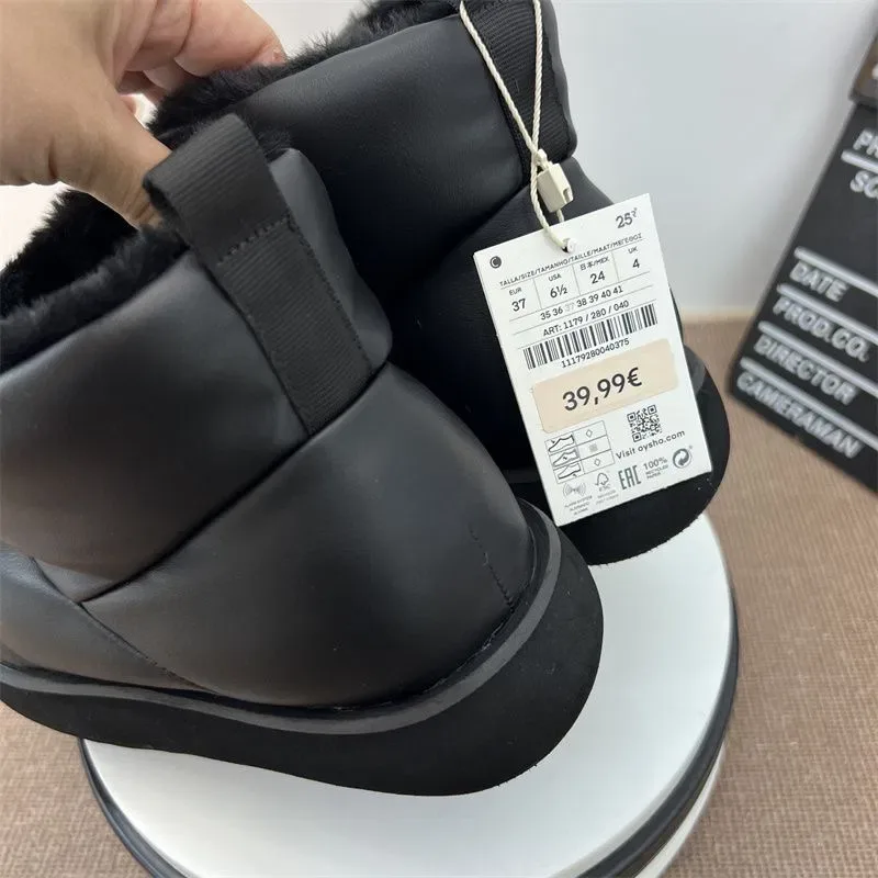 Жіночі шкіряні угги ugg дутики Oysho оригінал — фото 7