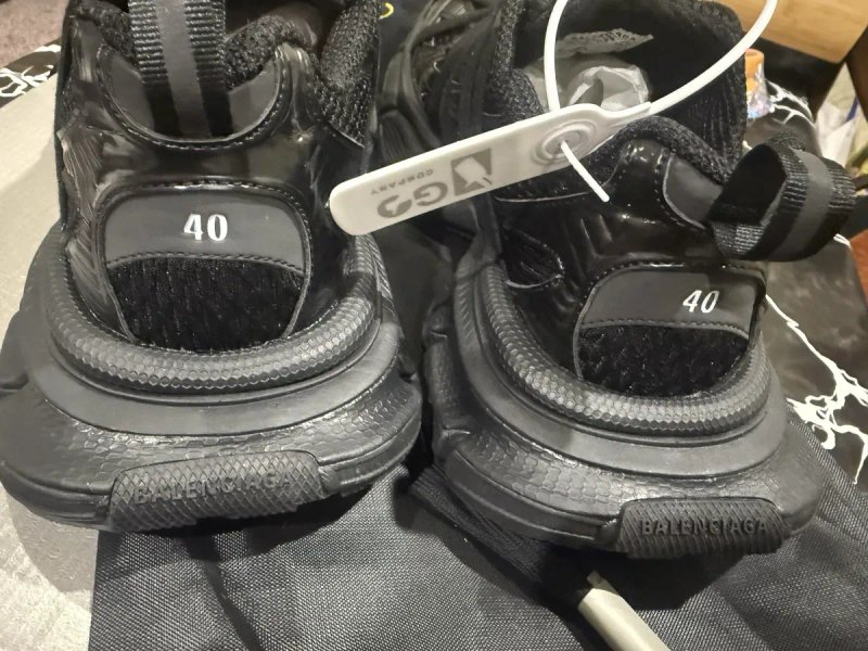 Жіночі та чоловічі кросівки Balenciaga GB 3xl Extreme Laces B Trainers in Black Premium 40(26) — фото 4