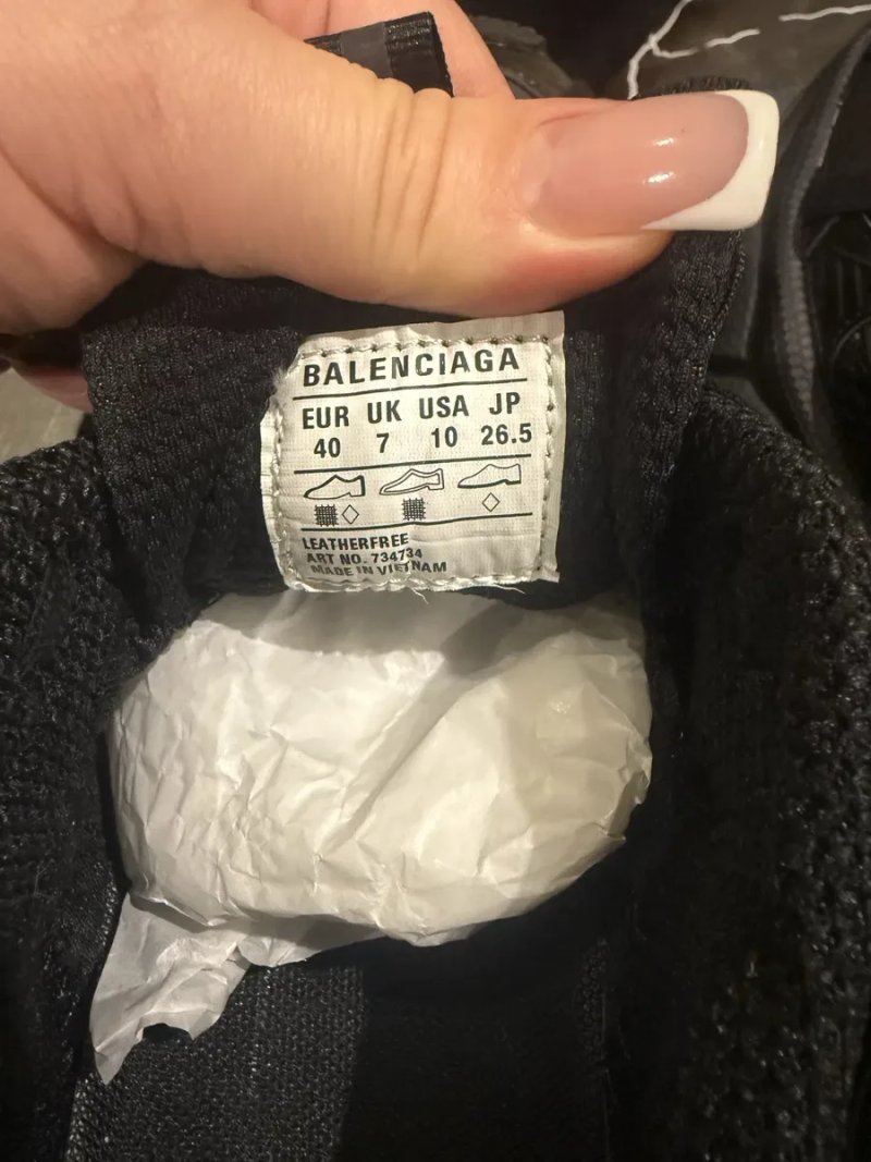 Жіночі та чоловічі кросівки Balenciaga GB 3xl Extreme Laces B Trainers in Black Premium 40(26) — фото 8