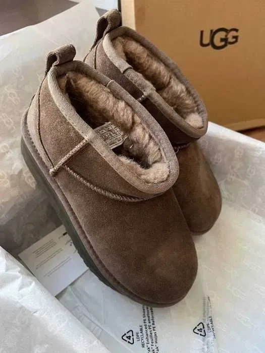 Жіночі Уггі на Платформі UGG Ultra Mini Platform Hickory EUR 37-38 Нові — фото 2