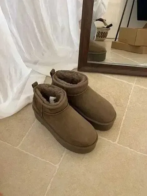 Жіночі Уггі на Платформі UGG Ultra Mini Platform Hickory EUR 37-38 Нові — фото 3