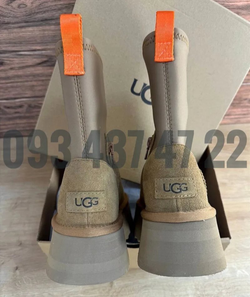 Жіночі Уггі UGG Classic Dipper Black/Chestnut Жіночі UGG Угги — фото 8