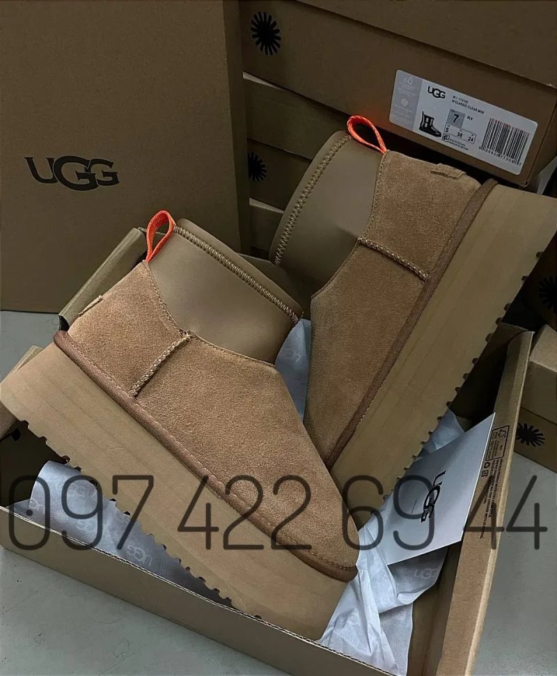 Жіночі Уггі UGG Classic Mini Dipper CHE на Платформі Ugg Жіночі Угги — фото 2