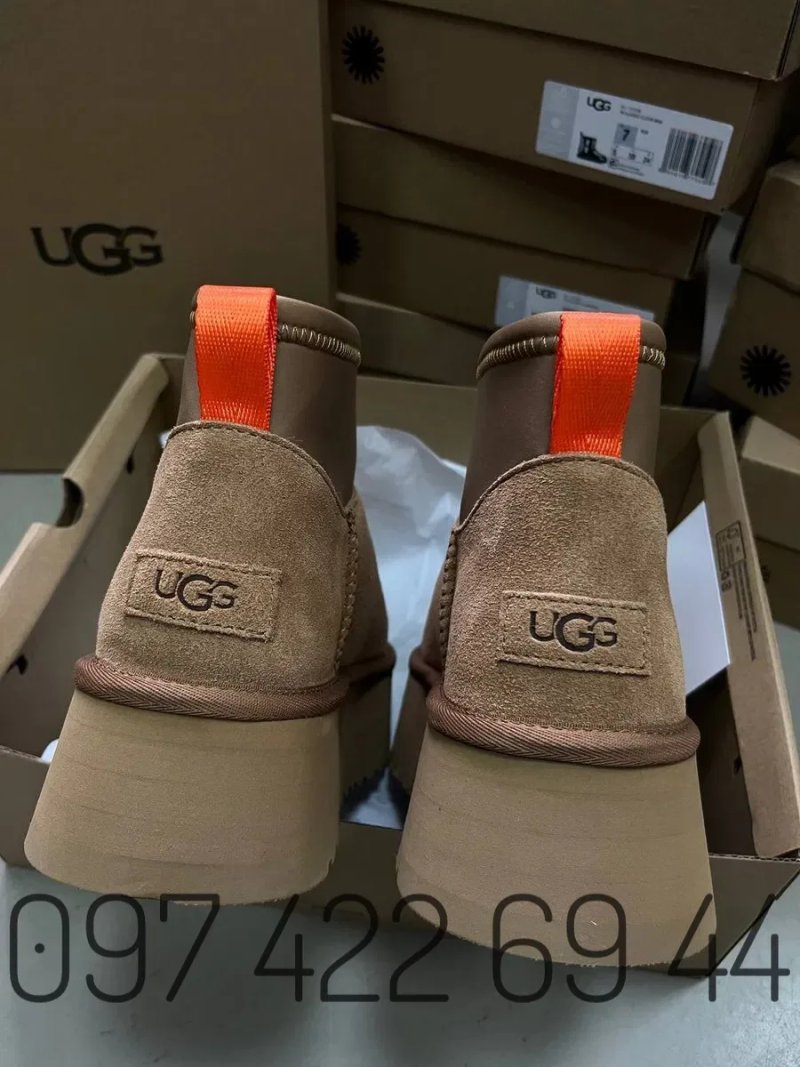 Жіночі Уггі UGG Classic Mini Dipper CHE на Платформі Ugg Жіночі Угги — фото 4