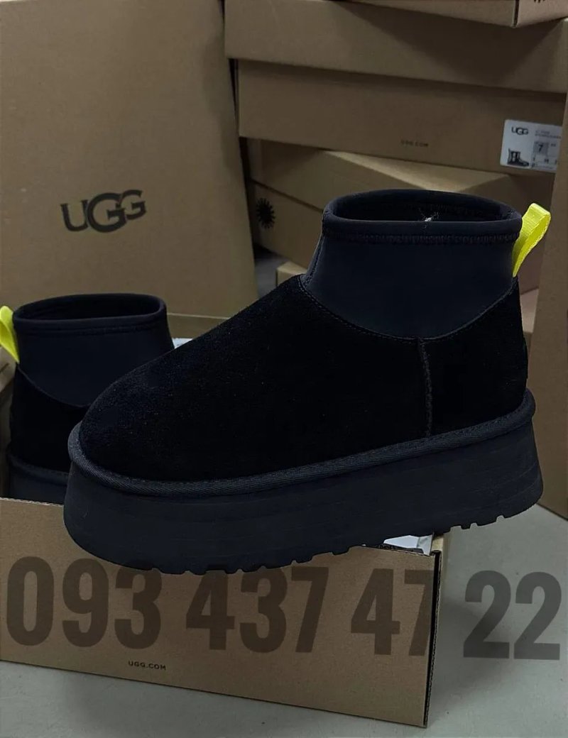 Жіночі Уггі UGG Classic Mini Dipper CHE на Платформі Ugg Жіночі Угги — фото 5