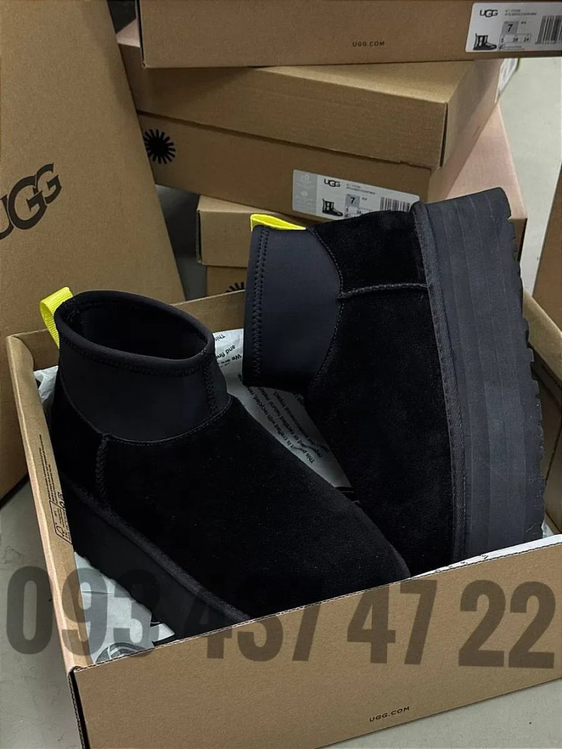 Жіночі Уггі UGG Classic Mini Dipper CHE на Платформі Ugg Жіночі Угги — фото 7