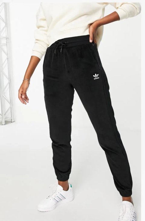 Жіночі велюрові штани Adidas Originals I Closed Hem Women