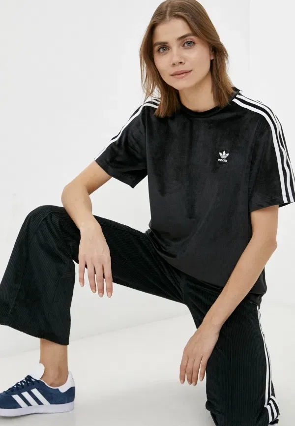 Жіночі велюрові штани Adidas Originals I Closed Hem Women — фото 6