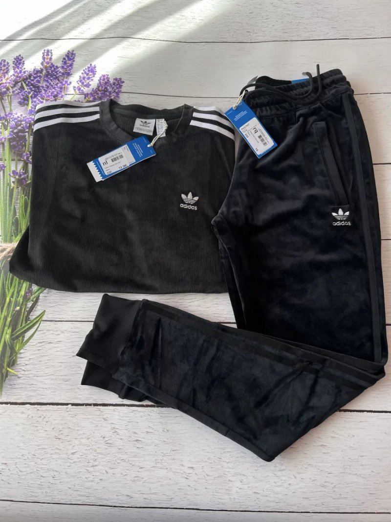 Жіночі велюрові штани Adidas Originals I Closed Hem Women — фото 7