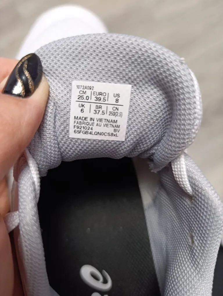 Жіночі волейбольні кросівки Asics Gel-Tactic 12 білий (1072A092-100) — фото 5