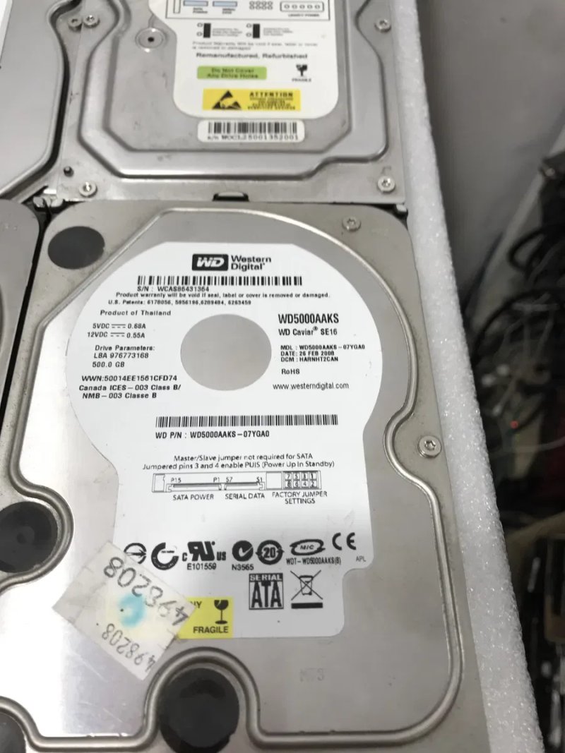 Жорсткий диск вінчестер 500Gb 3.5 " Sata III 6Gbps 7200 для ПК бу — фото 2