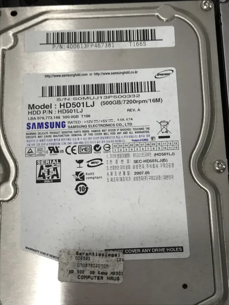 Жорсткий диск вінчестер 500Gb 3.5 " Sata III 6Gbps 7200 для ПК бу — фото 4
