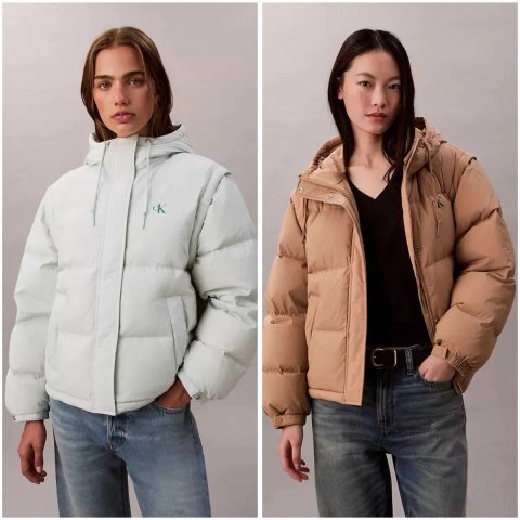 Зимова куртка пуховик 2 в 1 Calvin Klein