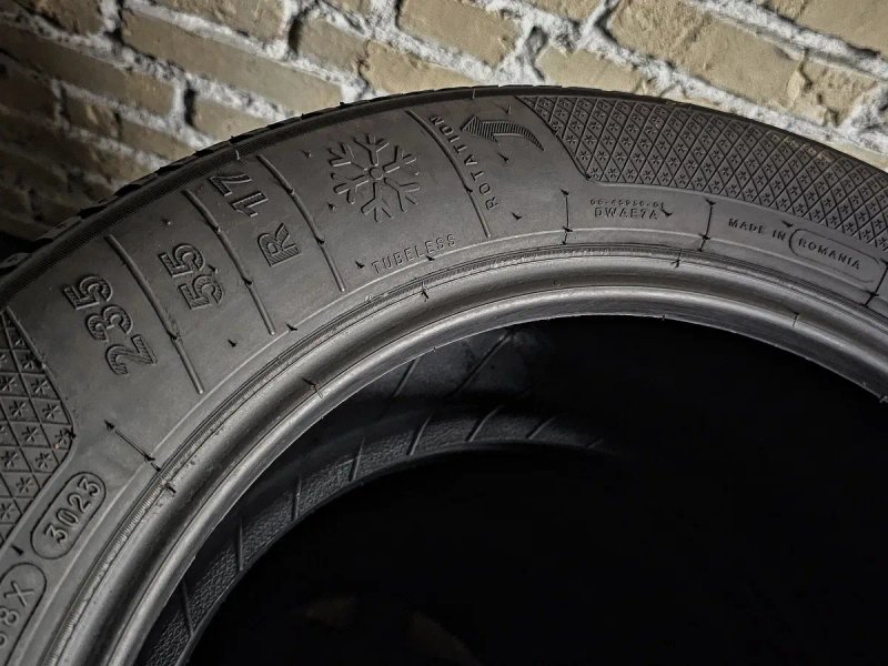 Зимові 235/55r17 Kleber | 2023 | 8/7mm | Made in Romania | Преміум шини | Комплект / 4шт | Ідеальний стан, без пошкоджень, без ремонтів, без дефектів — фото 8