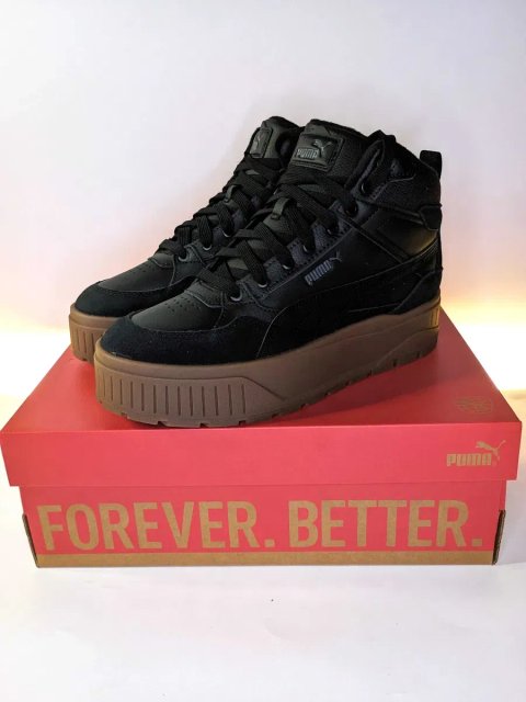 Зимові чорні Puma Karmen II Idol Mid WTR 37,5 – 39 (24.1 - 25,4 см.) шкіра оригінал