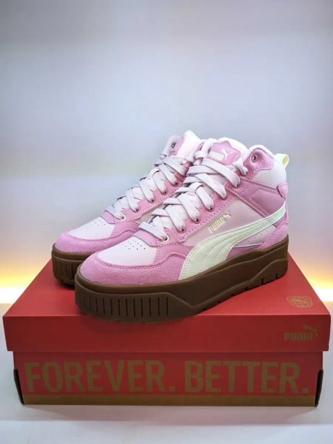 Зимові рожеві Puma Karmen II Idol Mid WTR 37,5 – 38 (24.3 - 24.6 см.) шкіра оригінал