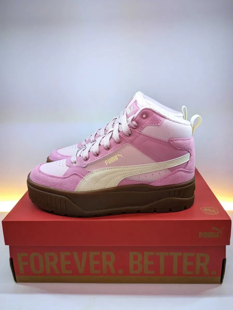 Зимові рожеві Puma Karmen II Idol Mid WTR 37,5 – 38 (24.3 - 24.6 см.) шкіра оригінал — фото 2