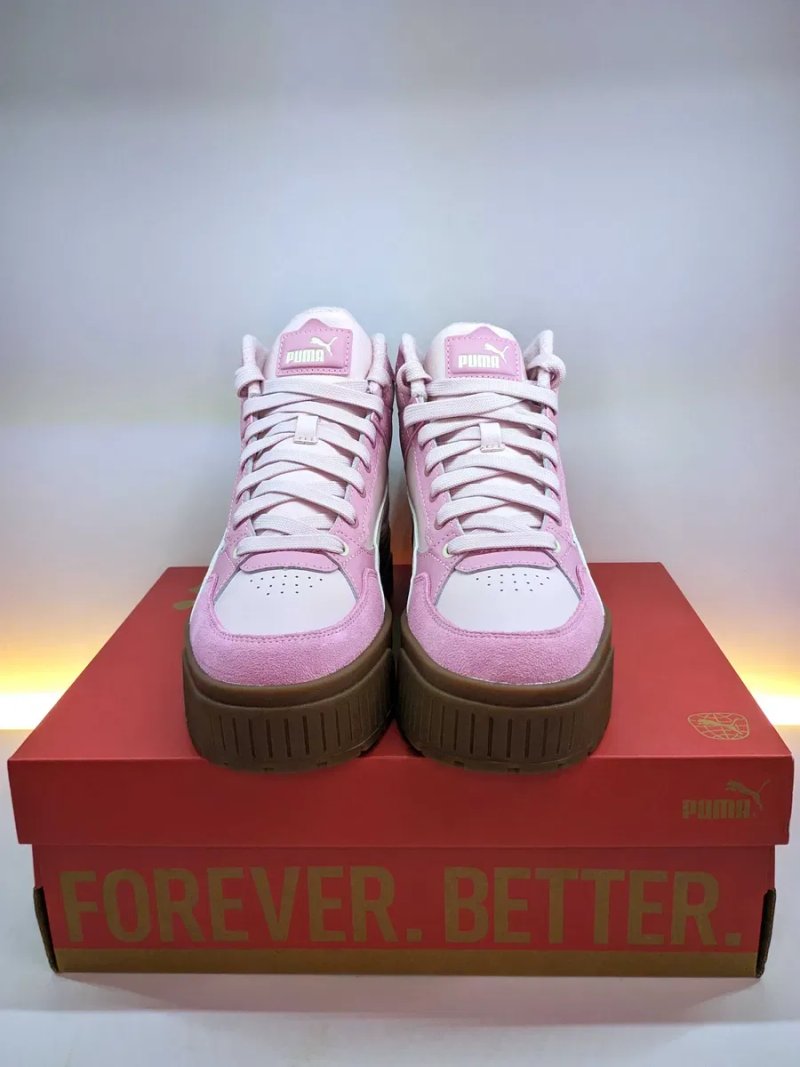 Зимові рожеві Puma Karmen II Idol Mid WTR 37,5 – 38 (24.3 - 24.6 см.) шкіра оригінал — фото 3