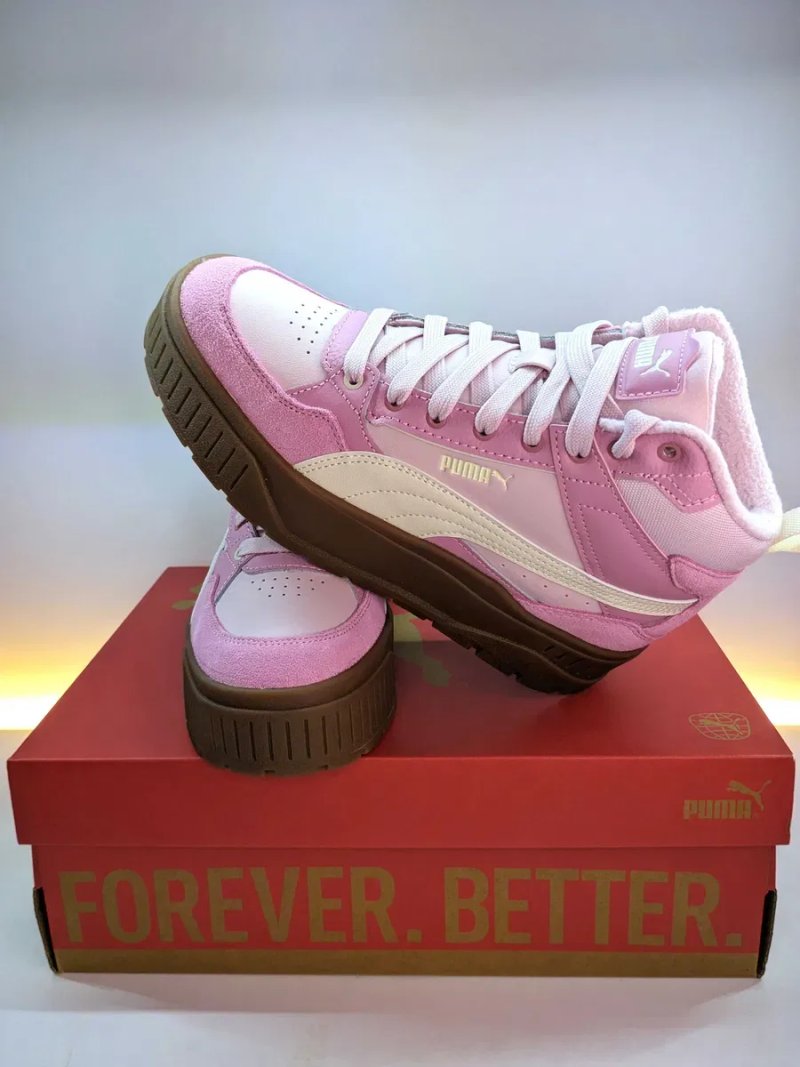 Зимові рожеві Puma Karmen II Idol Mid WTR 37,5 – 38 (24.3 - 24.6 см.) шкіра оригінал — фото 5