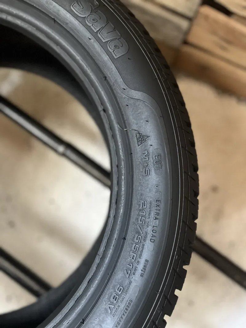 Зимові шини‼️215/55 R17 Sava Eskimo hp2 98V 7.8мм 2024рік — фото 2