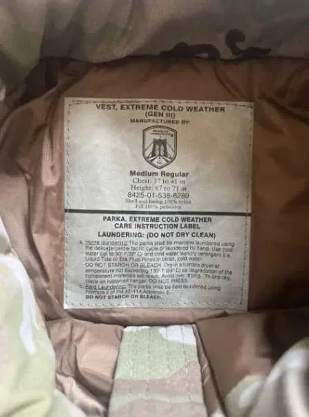 Зимовий жилет Gen III Level 7 Vest Extreme Cold Weather Multicam — фото 3