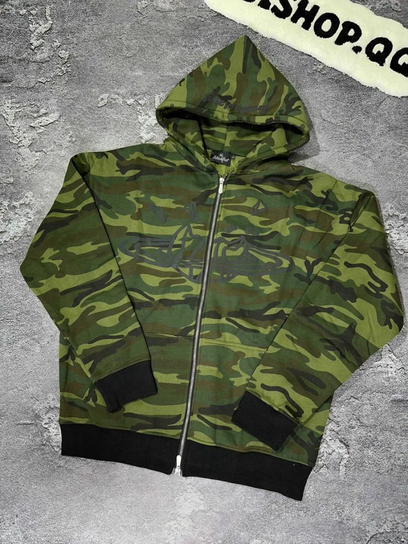 Zip-Hoodie Broken Planet Camo, камуфляжна зіпка брокен плент худі на замку з капюшоном — фото 2