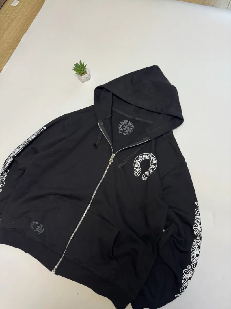 Zip-hoodie chrome hearts — фото 2