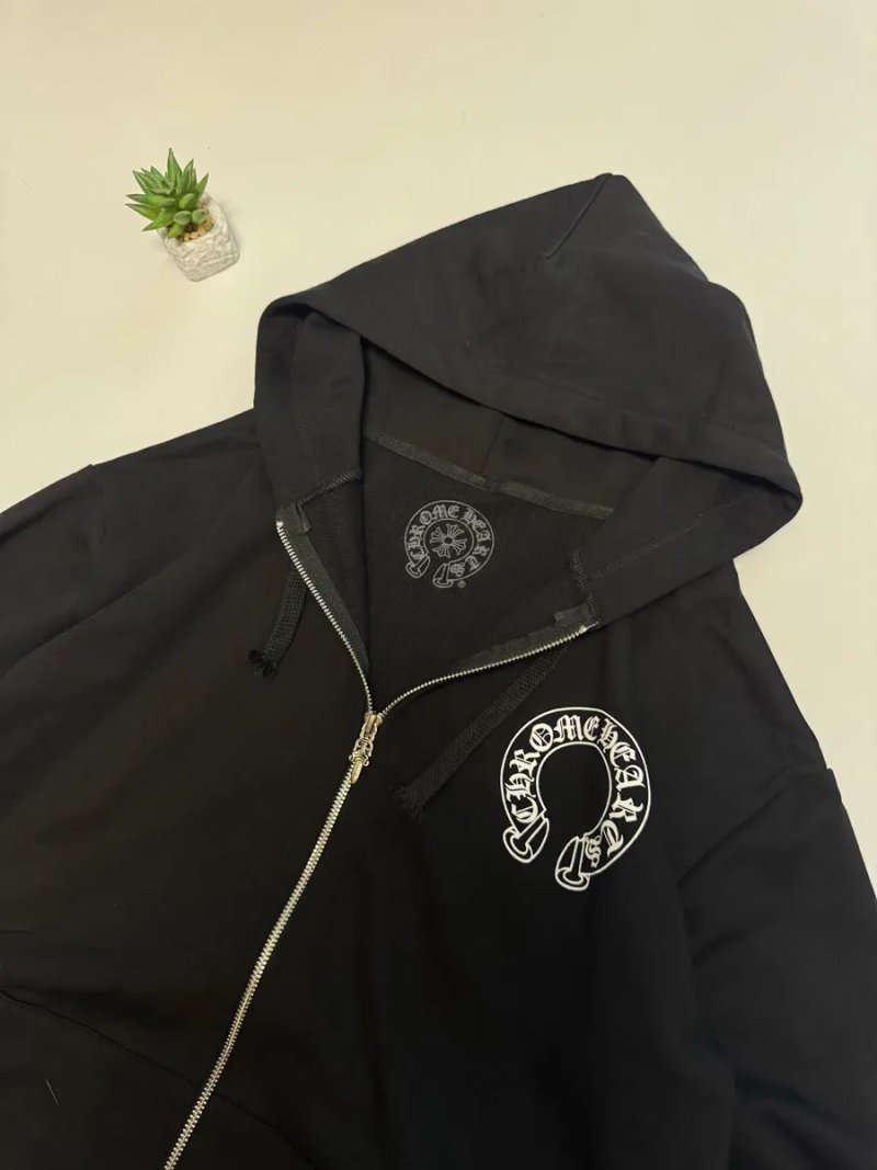 Zip-hoodie chrome hearts — фото 3