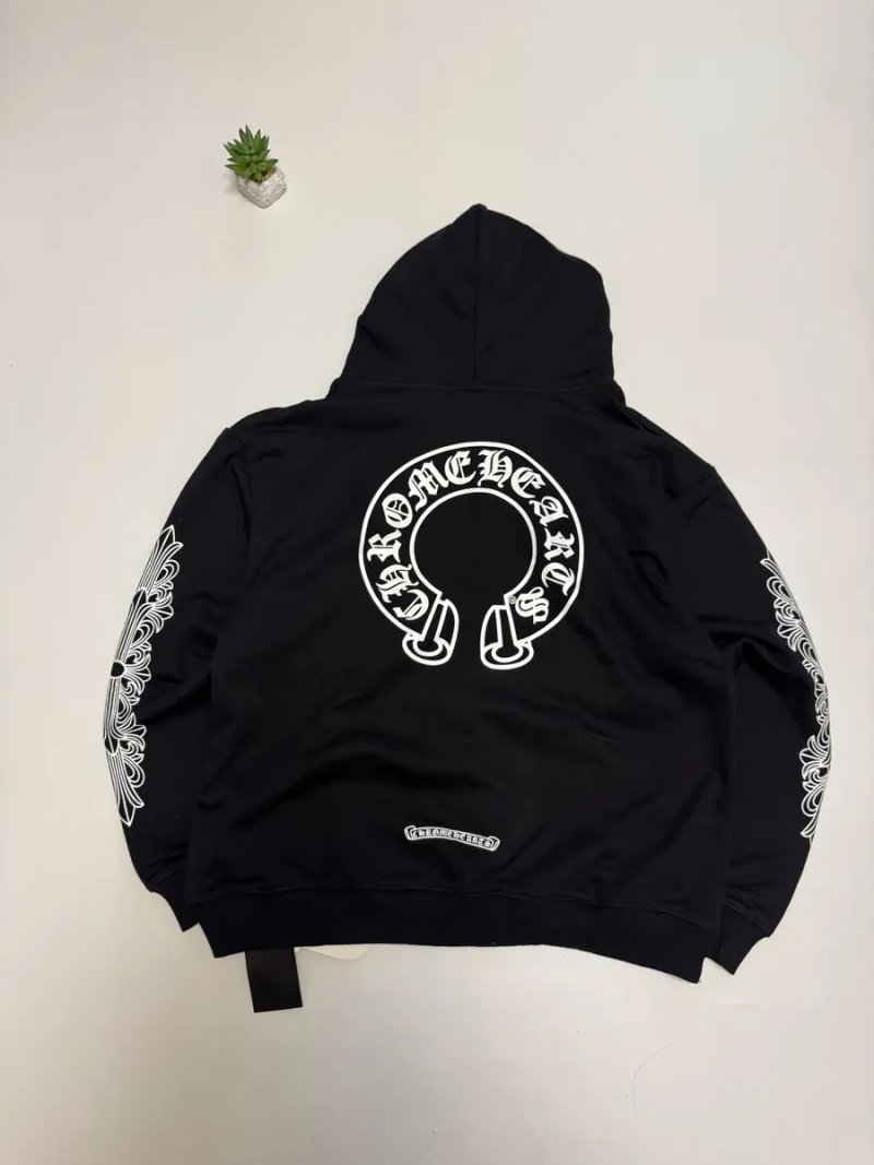 Zip-hoodie chrome hearts — фото 5