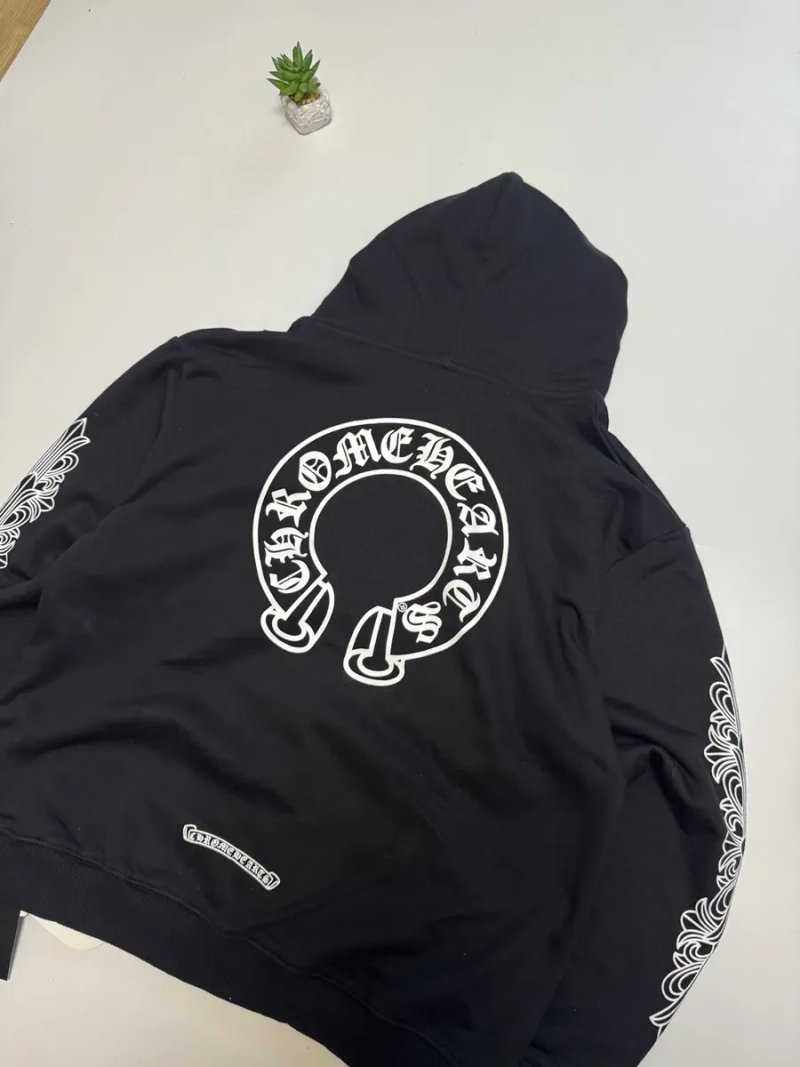 Zip-hoodie chrome hearts — фото 6