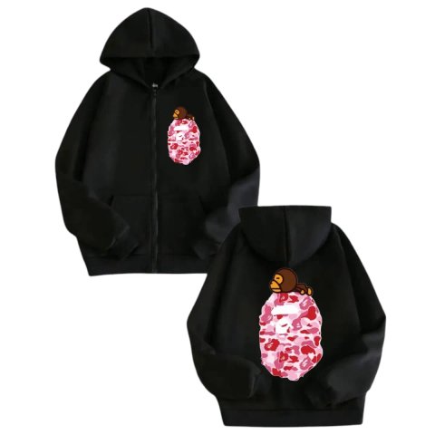 Зип-Худи BAPE A Bathing APE  Baby Milo унисекс Бейп Новинка кофта