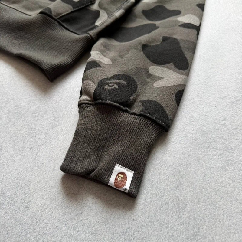 Зіп-худі Bape A Bathing Ape Shark Full Zip Camo / Худі Бап Апе Шарк Камуфляж — фото 5