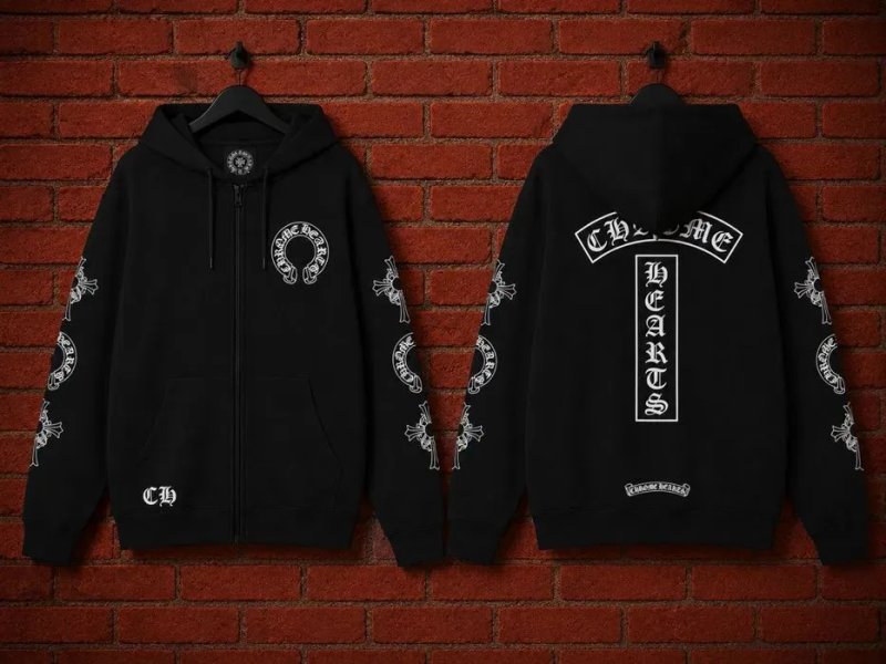 Зіп-Худі Chrome Hearts / Зипка Хром Харт (різні варіанти) БЕЗ ПЕРЕДОПЛАТ — фото 3