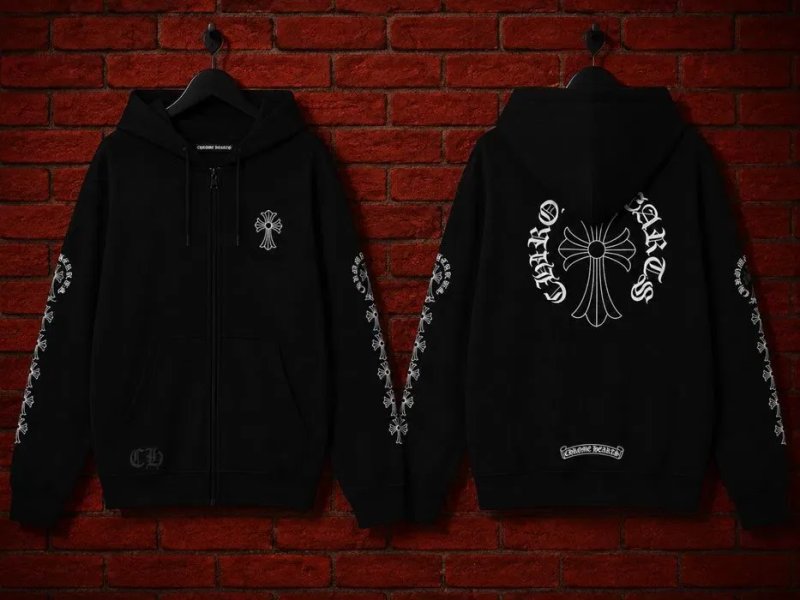 Зіп-Худі Chrome Hearts / Зипка Хром Харт (різні варіанти) БЕЗ ПЕРЕДОПЛАТ — фото 4