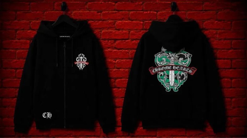 Зіп-Худі Chrome Hearts / Зипка Хром Харт (різні варіанти) БЕЗ ПЕРЕДОПЛАТ — фото 8