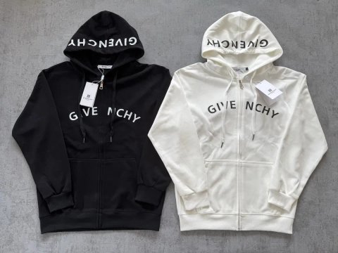 Зіп-Худі Givenchy біла/чорна  худи дживанши дживанши худди