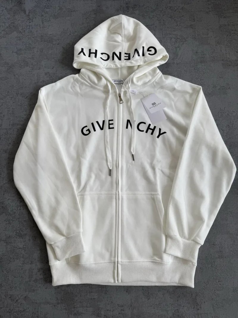 Зіп-Худі Givenchy біла/чорна  худи дживанши дживанши худди — фото 3