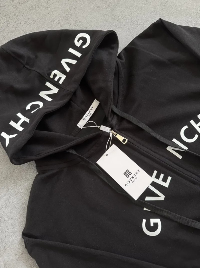 Зіп-Худі Givenchy біла/чорна  худи дживанши дживанши худди — фото 4