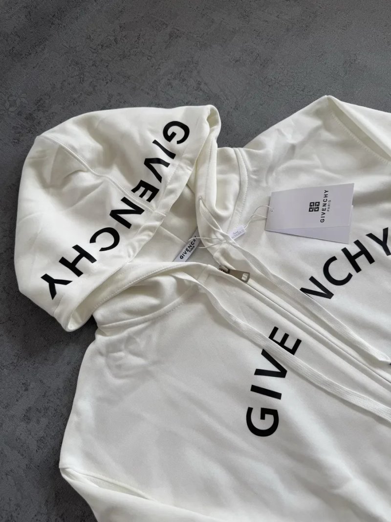 Зіп-Худі Givenchy біла/чорна  худи дживанши дживанши худди — фото 5