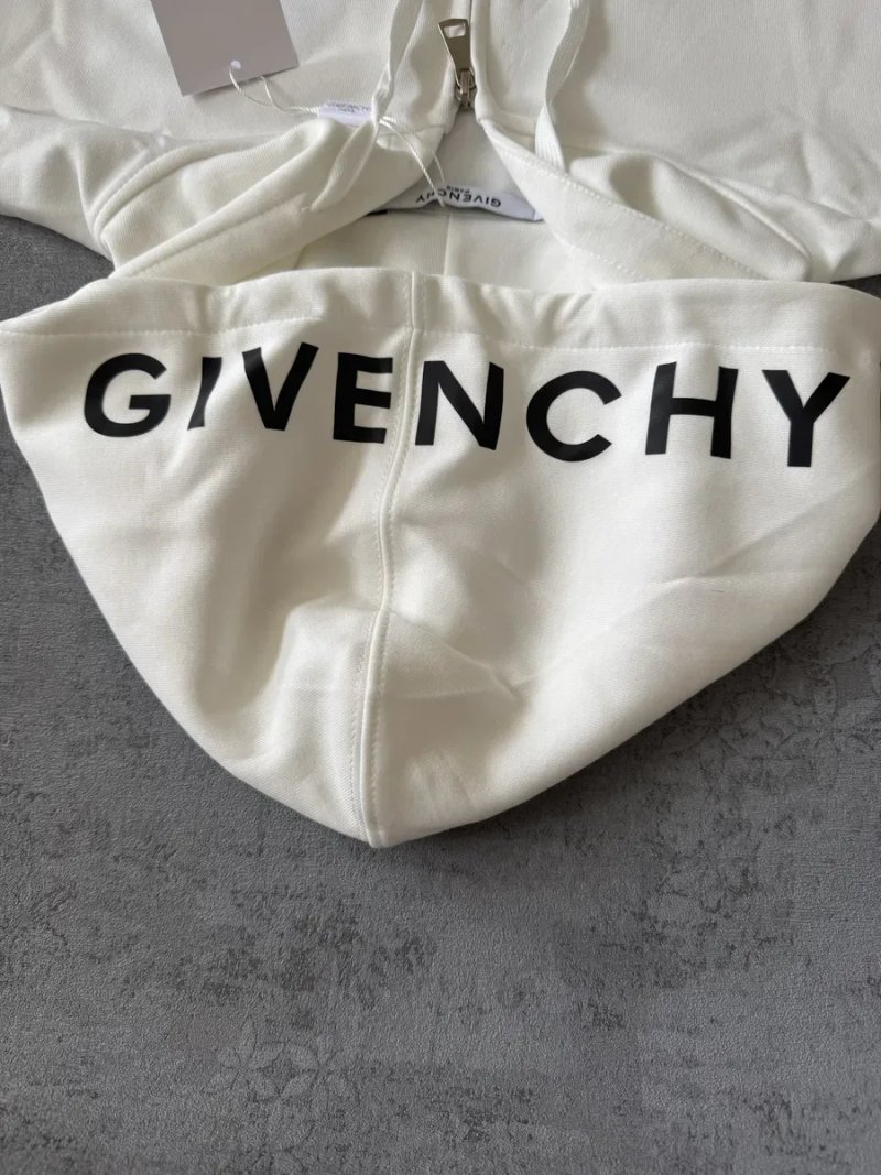 Зіп-Худі Givenchy біла/чорна  худи дживанши дживанши худди — фото 7