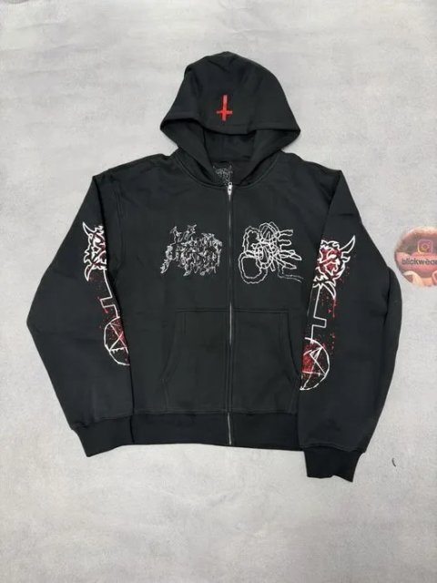 зип худи Ken Carson Agreat Chaos M L Vetements balenciaga